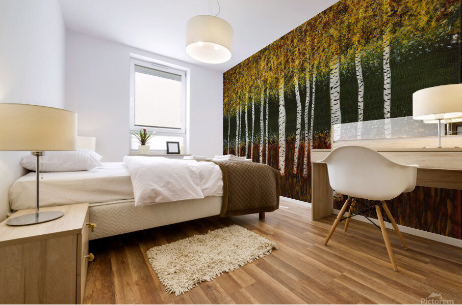 Birch Trees Mural print