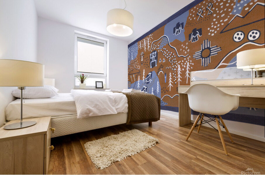 Tribal Art Mural print