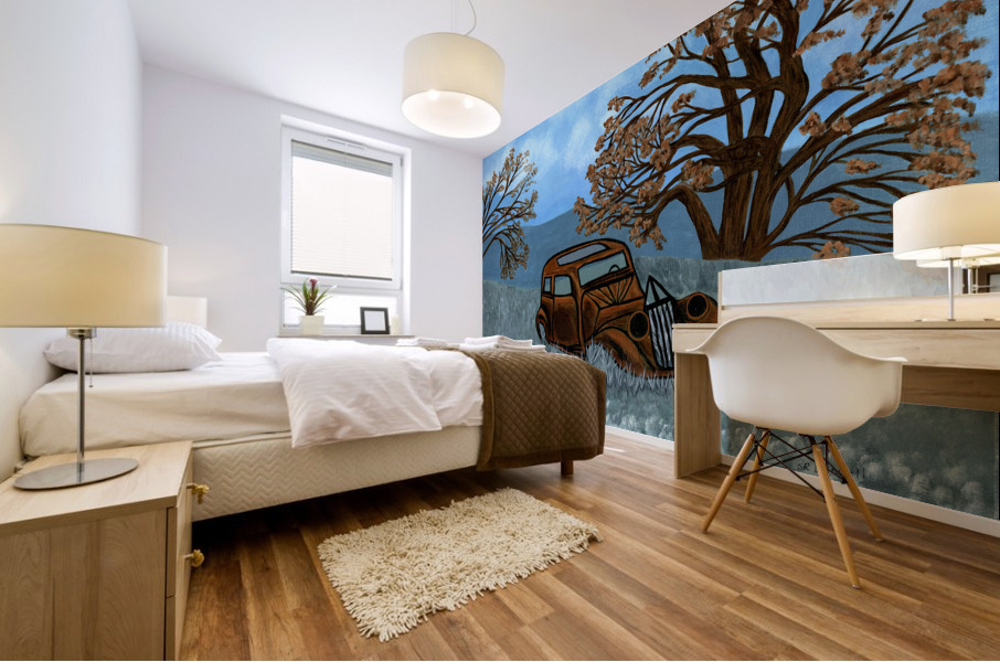 Rustic Memory Mural print