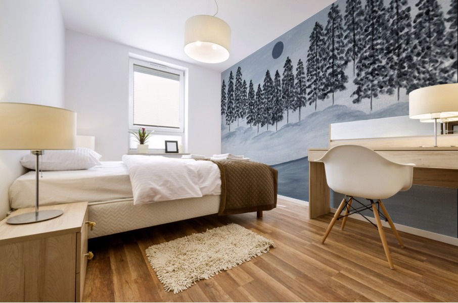 Minnesota Windbreak Mural print