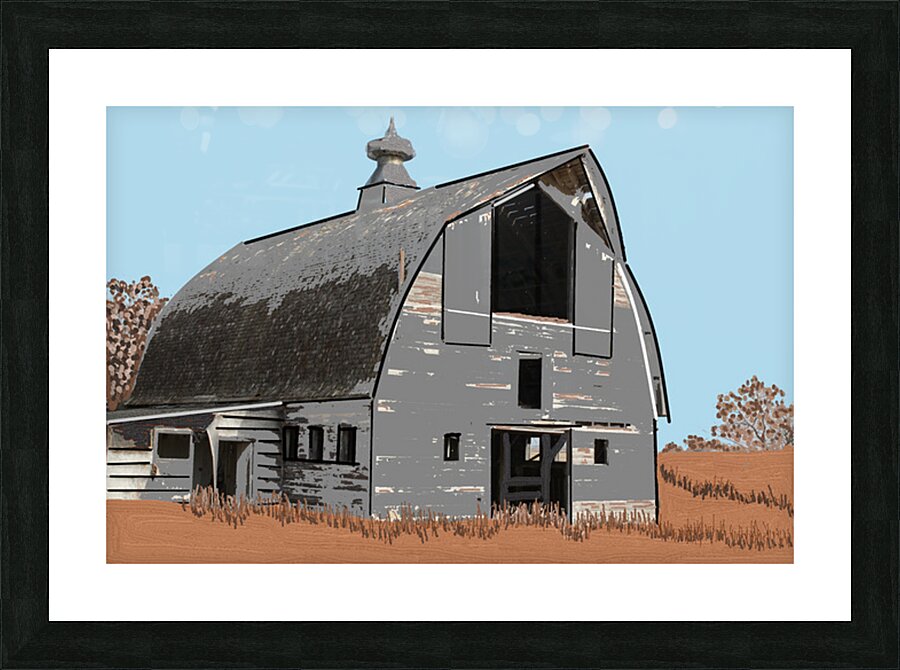 Big Stone County Barn Picture Frame print