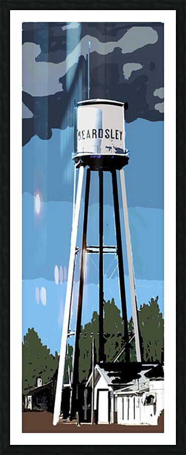 Watertower2 Picture Frame print