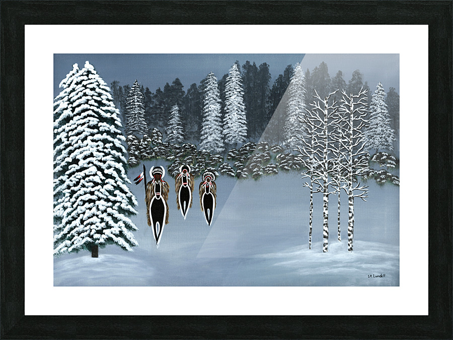 Hunting Party Picture Frame print