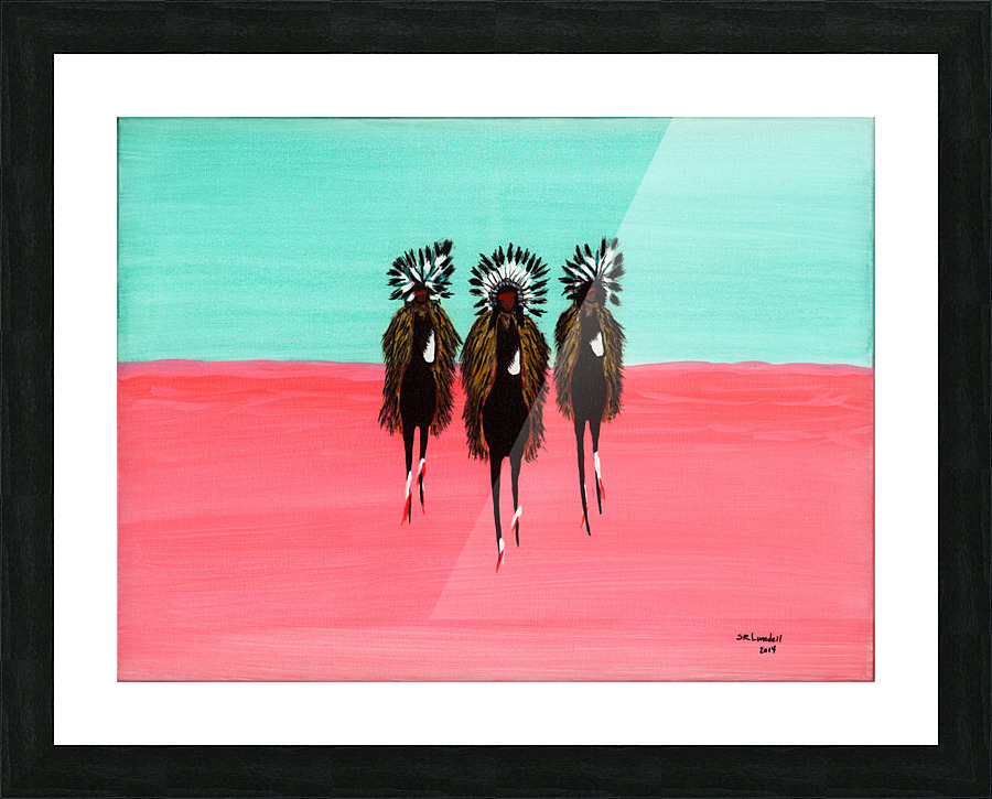Peace Party Picture Frame print