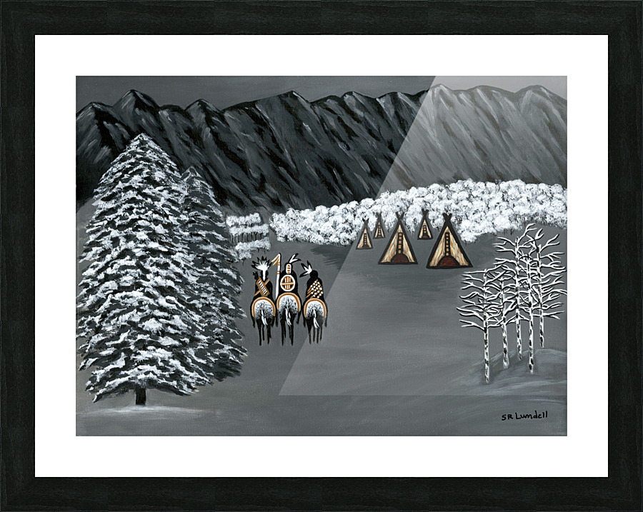 Return Home Picture Frame print