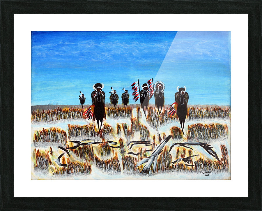 Prairie Warriors Picture Frame print