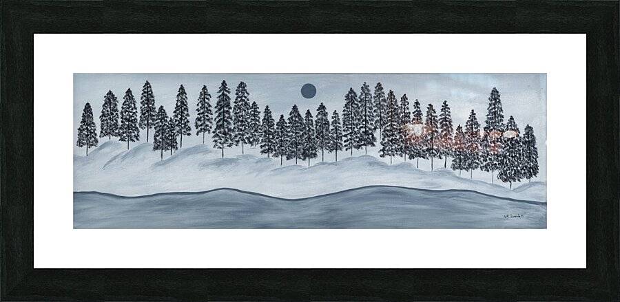 Minnesota Windbreak Picture Frame print