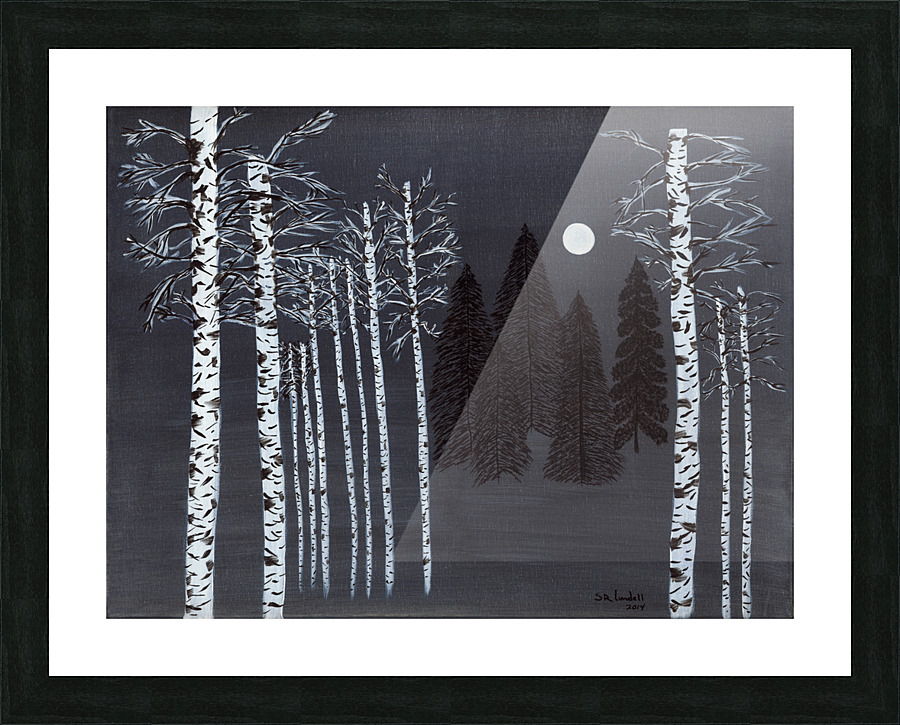 Buffalo Moon Picture Frame print