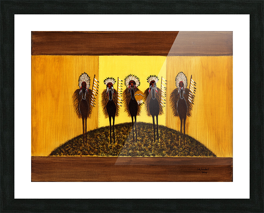 Around the Hill Picture Frame print