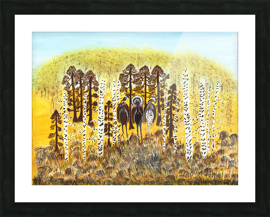 Dakota Warriors Picture Frame print
