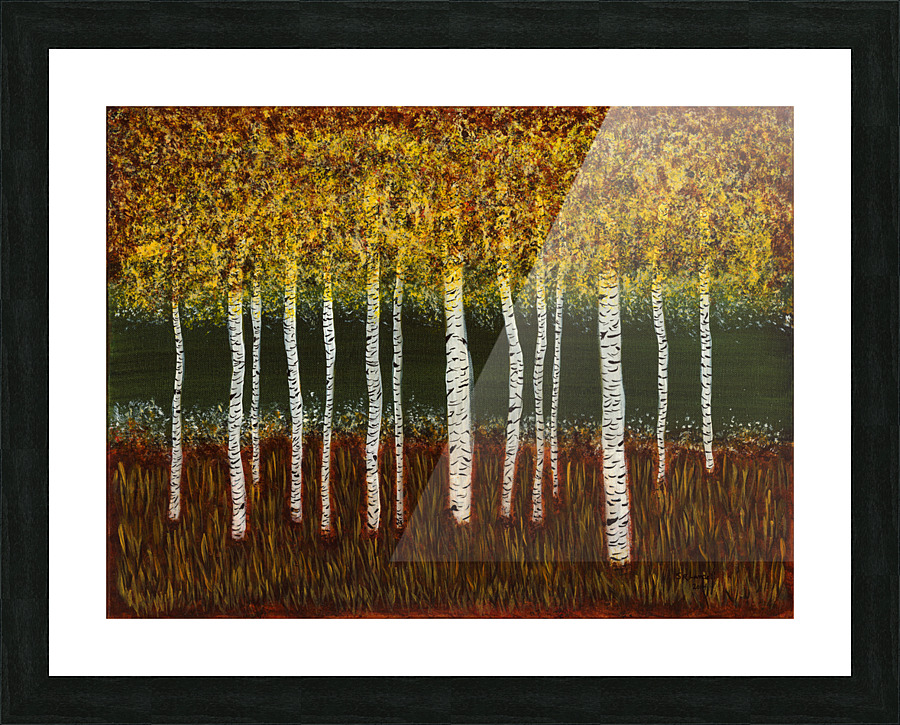 Birch Trees Picture Frame print
