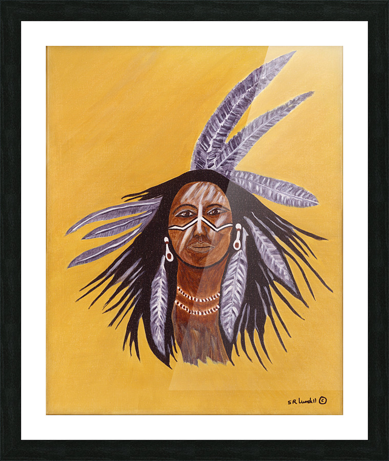 Native American Picture Frame print