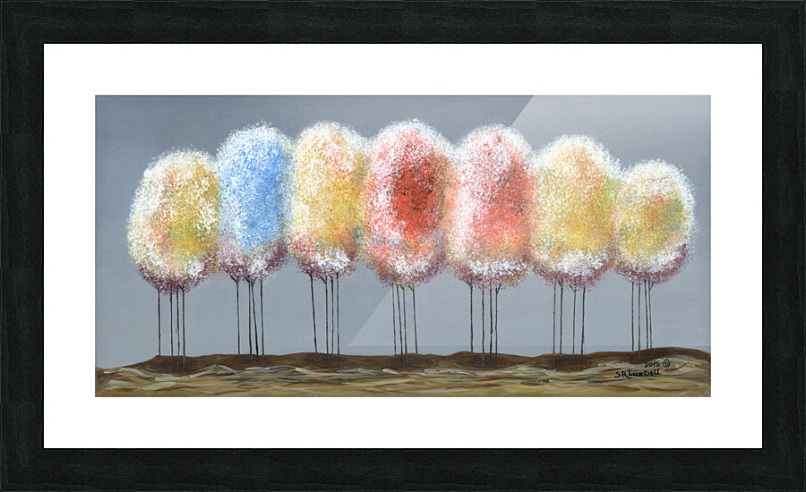 Summer Trees Picture Frame print