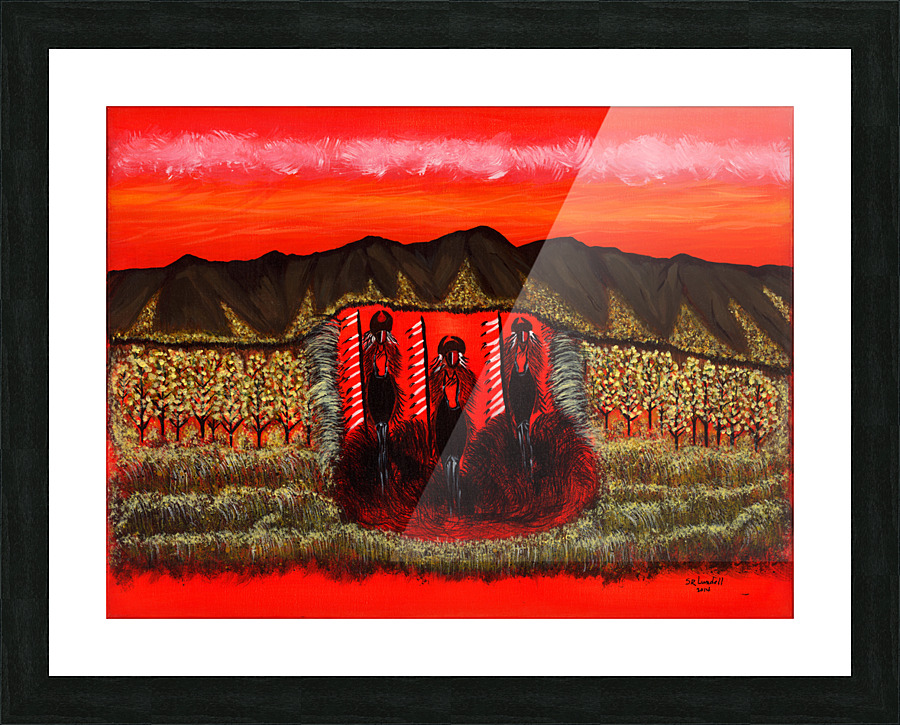 Red Brigade Picture Frame print