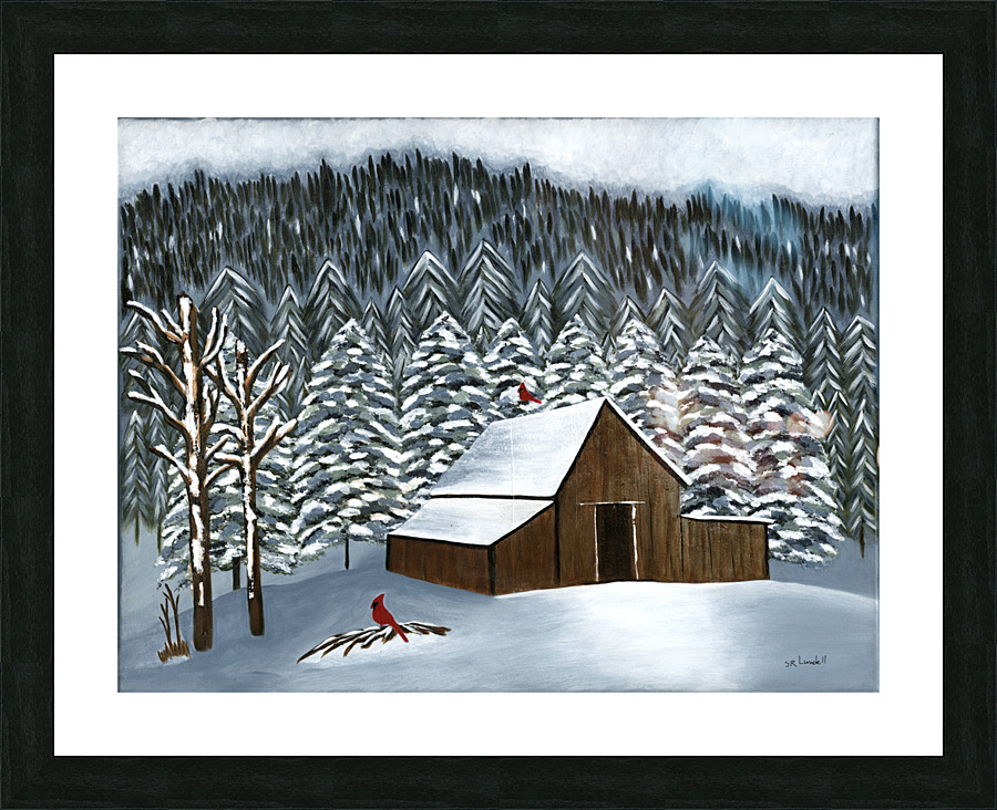 Serene Oasis Picture Frame print