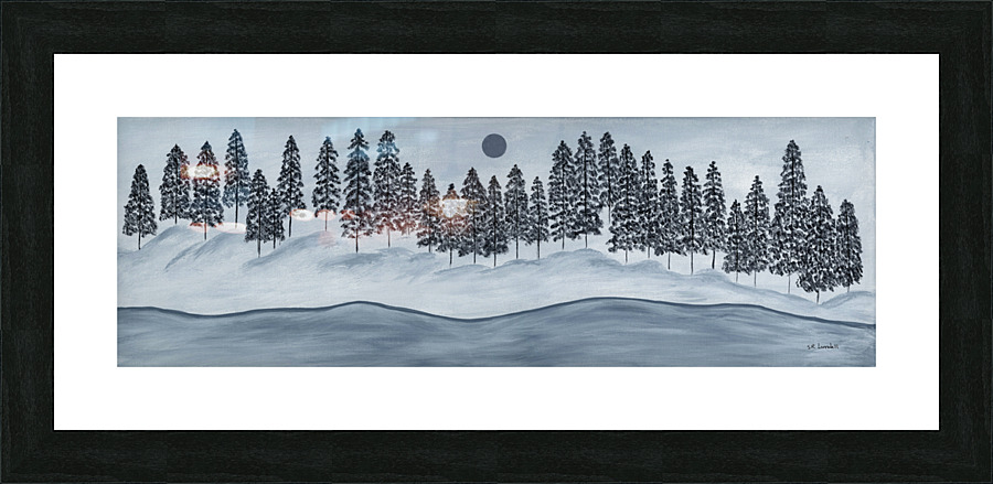 Minnesota Windbreak Picture Frame print