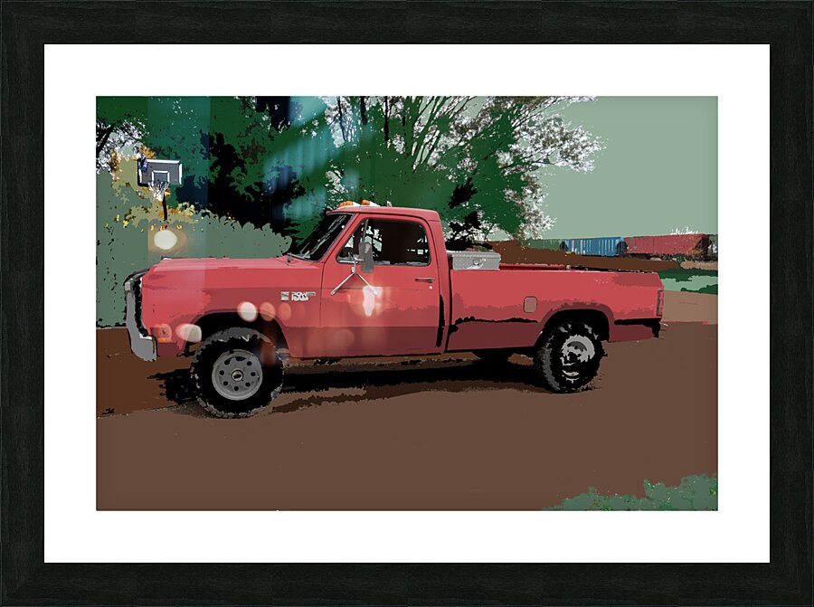 Patrick s Truck Picture Frame print
