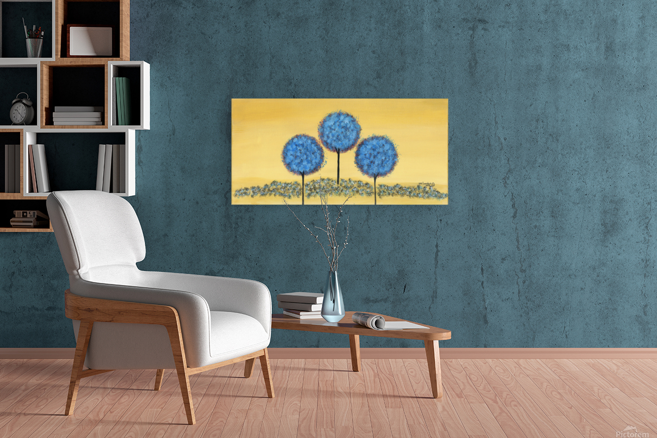 Triple Blue Reproduction