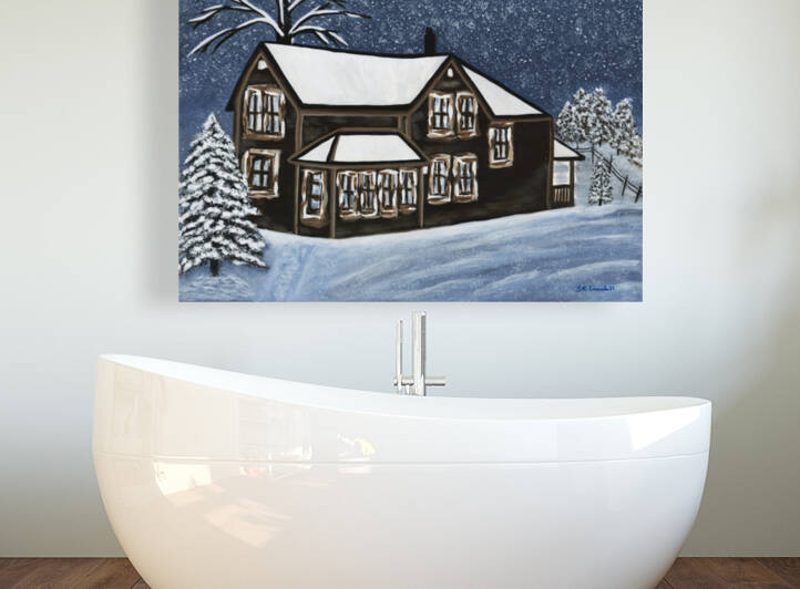 Minnesota Windbreak by Susan Rook Lundell