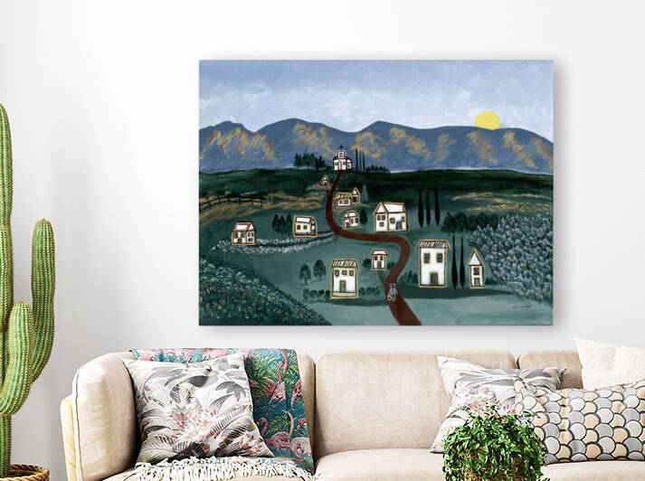 French Countryside by Susan Rook Lundell