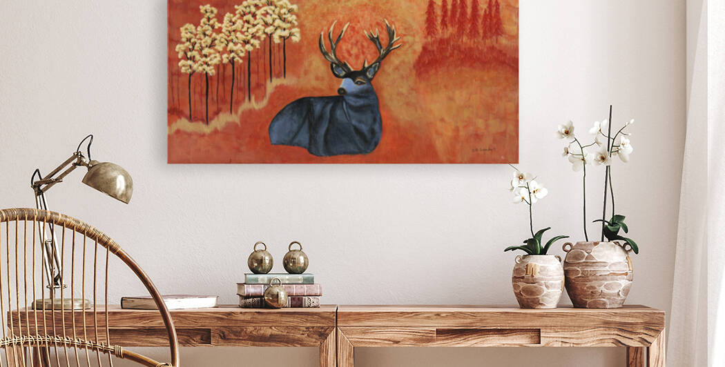 Mule Deer by Susan Rook Lundell