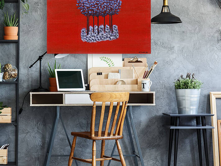 Blue Trees by Susan Rook Lundell