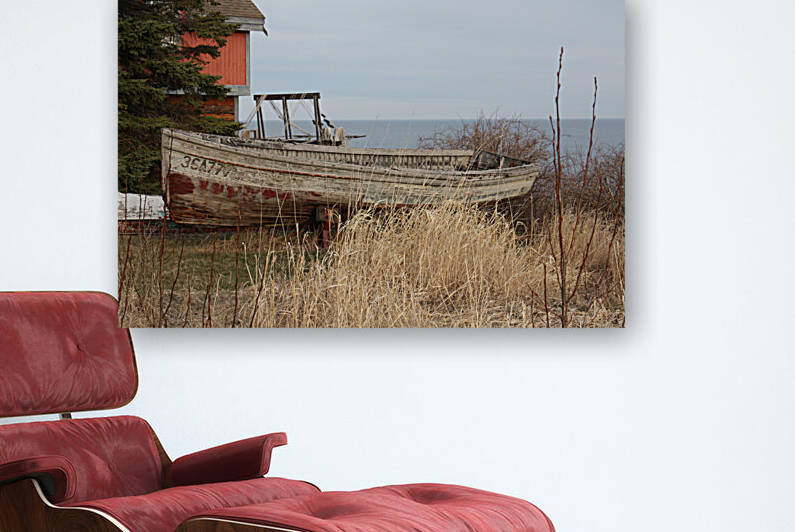 Lake Superior Boat by Susan Rook Lundell