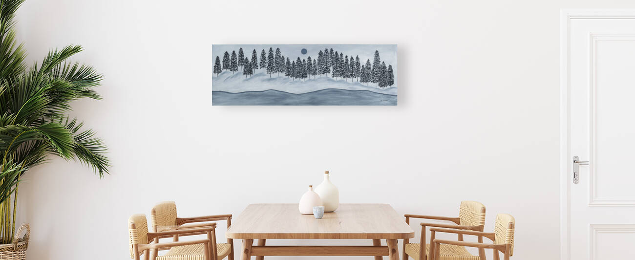 Minnesota Windbreak by Susan Rook Lundell