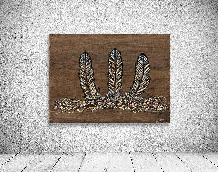 Three Feathers Wall Preview