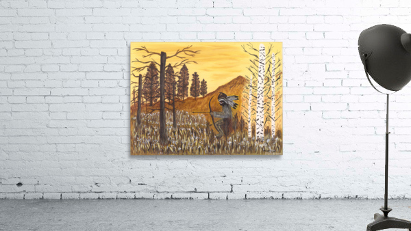 Native American Hunting Wall Preview
