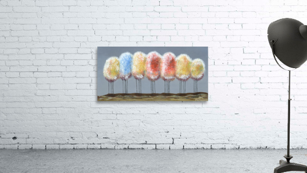 Summer Trees Wall Preview