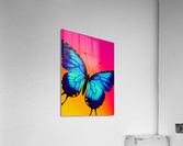 Neon Butterfly Acrylic Print