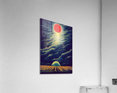 Retro Moon Acrylic Print