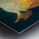 Abstract Bull Metal print