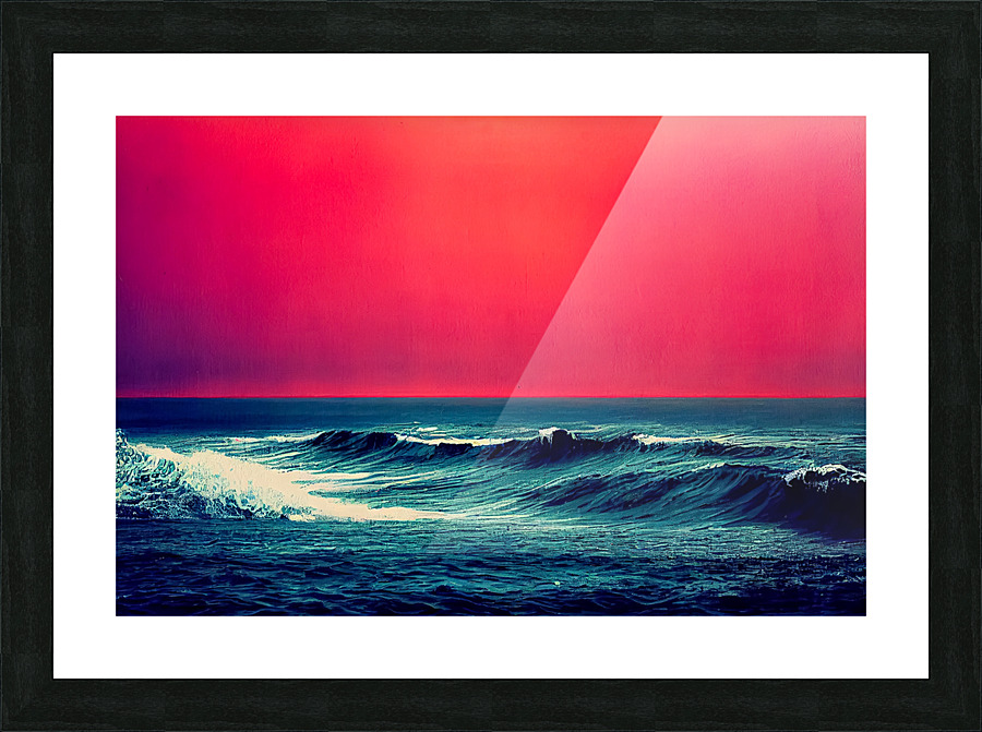Ocean Waves Picture Frame print
