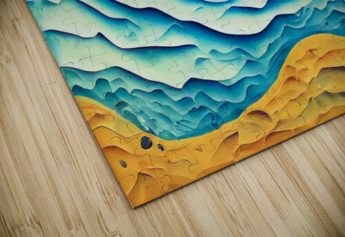 Abstract Ocean Sand Dustin Hahn puzzle