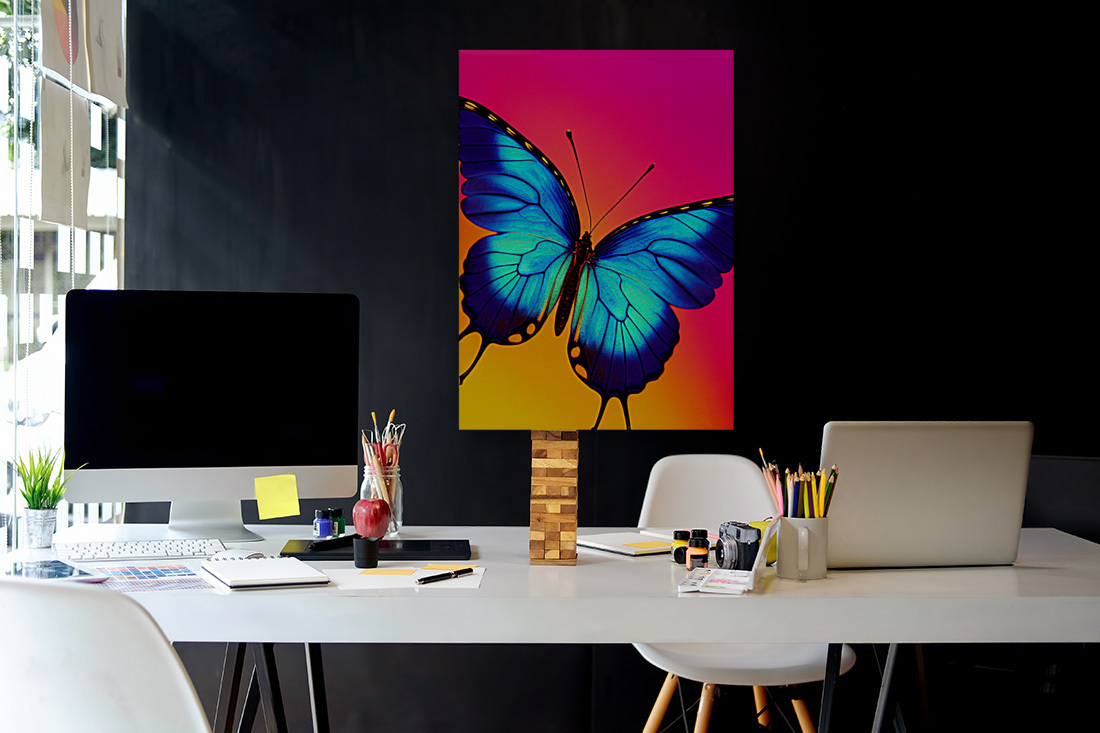 Neon Butterfly Reproduction