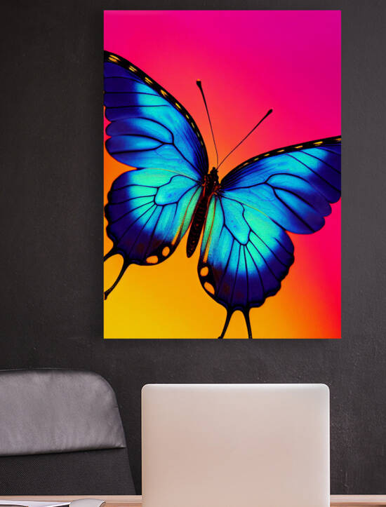 Neon Butterfly by Dustin Hahn