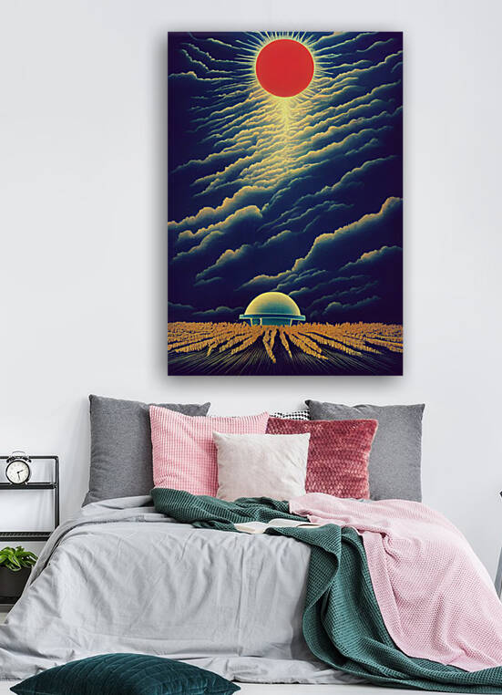Retro Moon by Dustin Hahn