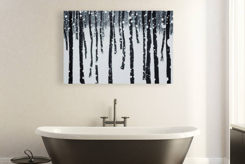 Light Snowy Forest by Dustin Hahn