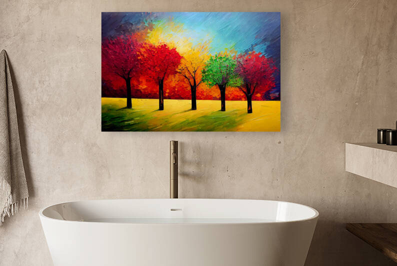 Candy Trees of Fall by Dustin Hahn