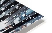 Light Snowy Forest HD Metal print