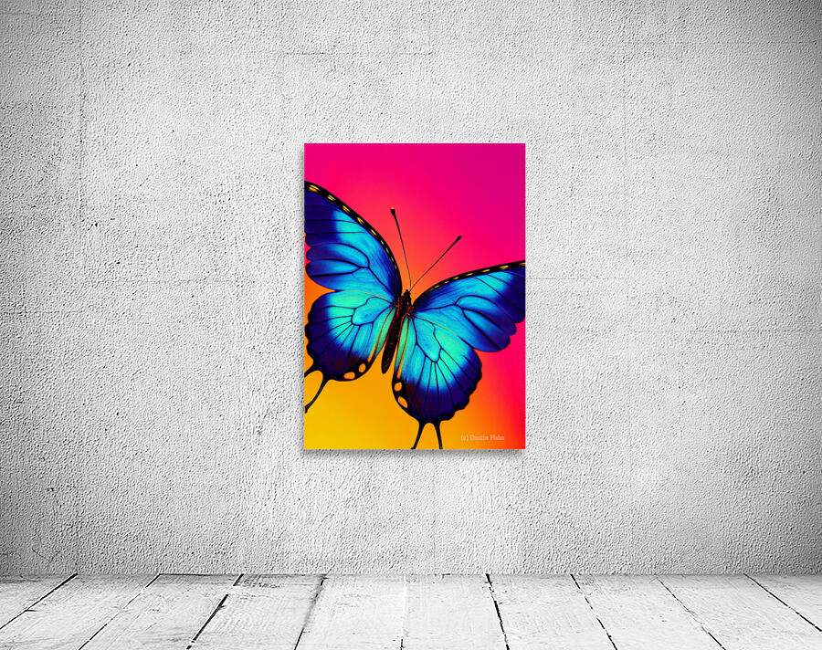 Neon Butterfly Wall Preview