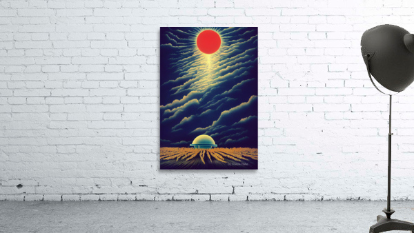 Retro Moon Wall Preview