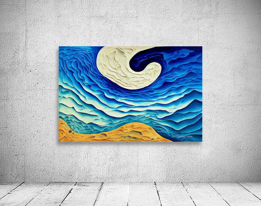 Abstract Ocean Sand Wall Preview