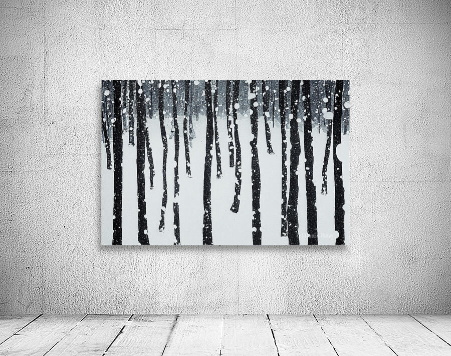 Light Snowy Forest Wall Preview