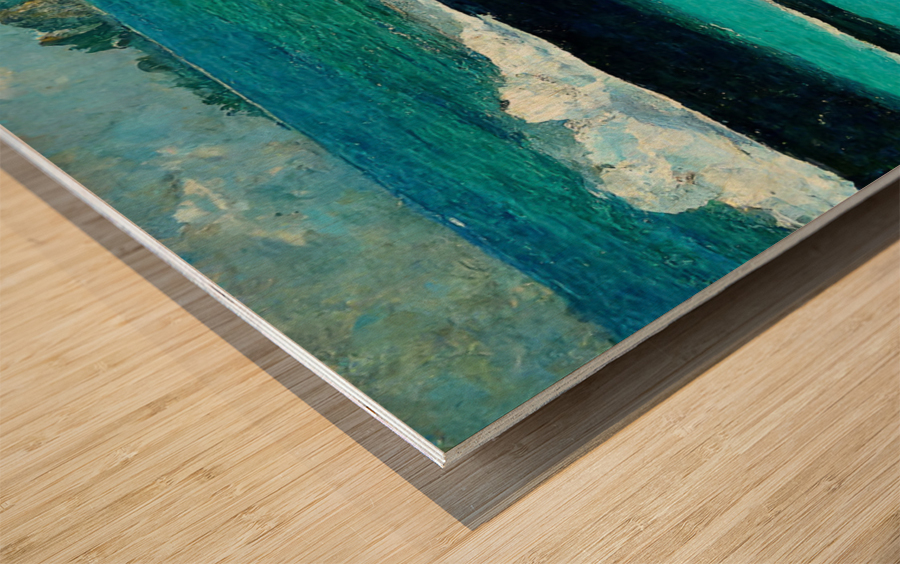 Ocean Paradise Wood print