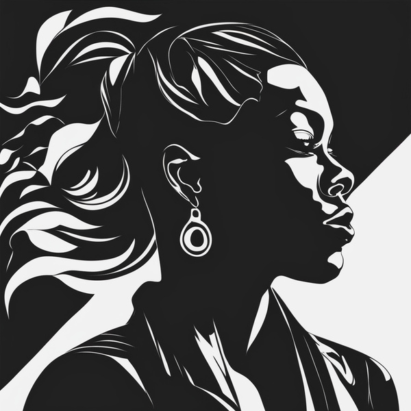 Silhouette of Strength Collection 1 - The Artful Mane 46 Digital Download