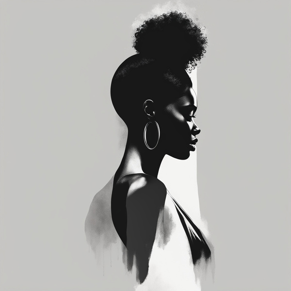 Silhouette of Strength Collection 2 - The Artful Mane 13 Digital Download