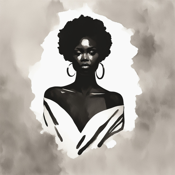 Silhouette of Strength Collection 1 - The Artful Mane 56 Digital Download